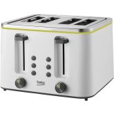 Beko TAM4341W 4 Slice Toaster - White