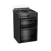 Blomberg GGN65N 60Cm Double Oven Gas Cooker With Gas Hob - Anthracite