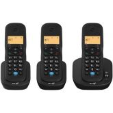 BT BT3440TRI Trio Cordless Phone Set, With Answering Machine, And Call Blocker