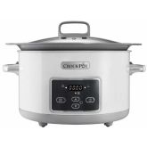 Crock-Pot CSC026 Duracreamic Saute Slow Cooker 5 Ltrs Digital Timer With Led Countdown 