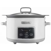 Crock-Pot CSC026 Duracreamic Saute Slow Cooker 5 Ltrs Digital Timer With Led Countdown