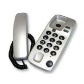 Geemarc GR0053 Marbella Corded Phone, Silver