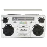 Gpo BROOKLYN-SL Boom Box, CD, Dab+, Cassette, Bluetooth, 2X40w, Rechargeable