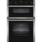 NEFF U1ACE2HN0B Electric CircoTherm Double Oven Oven - BLACK/STEEL