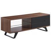 Pps Distribution Ltd. MIA-1050-WAL Miami TV Cabinet Stand With Cupboard For Up To 50' Tvs - Walnut