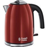 Russell-Hobbs 20412 1.7 Litre Colours Plus Kettle Red With Stainless Steel Accents