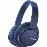 Sony WHCH700NLCE7 Headphones Blue Noise Cancelling Over Ear With Mic Remote