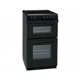Statesman EDC50B 50Cm Double Oven Electric Ceramic Cooker Black