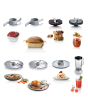 Bosch MCM3501MGB MultiTalent 3 Compact 800W Food Processor - Black + Stainless Steel
