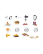 Bosch MUM59340GB CreationLine 3.9 Litre 1000W Stand Mixer - Anthracite - Silver