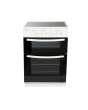 Haden HE60DOMW 60cm Double Oven Electric Cooker with Ceramic Hob - White