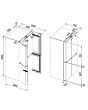 Liebherr MSDD9012-20 4-Door French Door Fridge-Freezer With Easytwist-Ice, H-180.5Cm, W-90.6, D-74.5