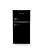 Montpellier MAB2035EK 45.3cm Undercounter Retro Fridge Freezer - Black