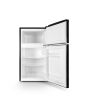 Montpellier MAB2035EK 45.3cm Undercounter Retro Fridge Freezer - Black
