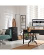 Montpellier MAB2035EK 45.3cm Undercounter Retro Fridge Freezer - Black