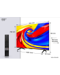 TCL 55P7L-UK 55 inch 4K HDR QLED Google TV