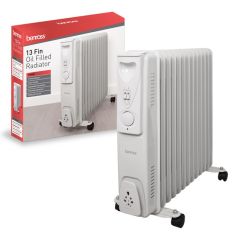 Benross 46770 13 Fin Oil Filled Radiatior, 3 Heat Setting, 2500W