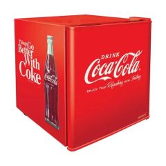 Husky HU0196 Coca Cola Mini Fridge, H- 51Cm, W- 43Cm, D- 47Cm, 42.9L, A+