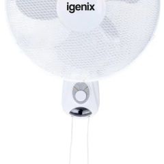 Igenix DF1656 16" Wallmounted Fan, 3 Speed, Oscillating