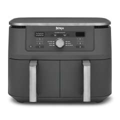 Ninja DZ400UK 9.5 litre MAX 6-in-1 Dual Zone Air Fryer - Gun Metal Grey