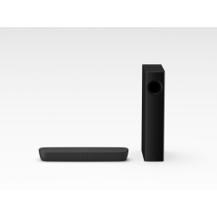 Panasonic SCHTB258EBK 120W Compact Soundbar, 2 Channel With Seperate Wireless Sub, Bluetooth Connect