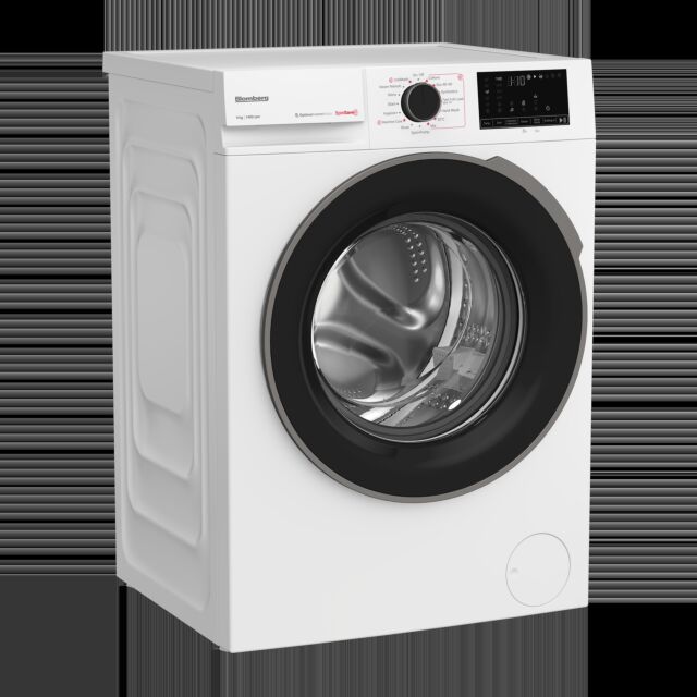 Blomberg LWA29461W 9kg 1400 Spin RecycledTub Washing Machine - White