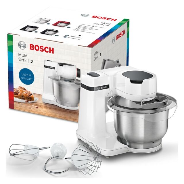 Bosch MUMS2EW00G Series 2, Compact, Stand Mixer, 3.8 Litre, 700W