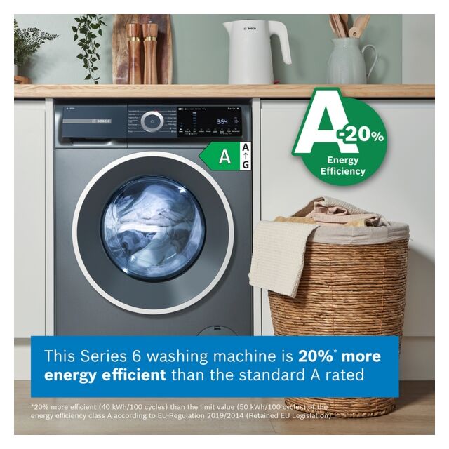 Bosch WGH254ARGB Series 6, 10Kg Washing Machine, 1400Spin, A Rated