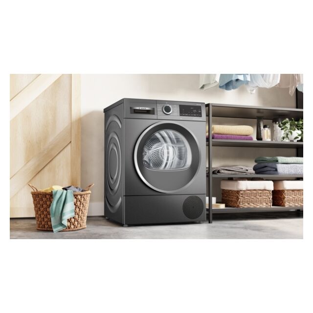 Bosch WQG245R2GB Series 6, 9Kg Heat Pump Tumble Dryer, A+++