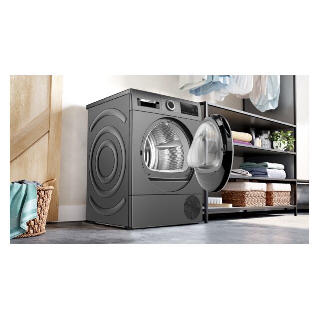Bosch WQG245R2GB Series 6, 9Kg Heat Pump Tumble Dryer, A+++