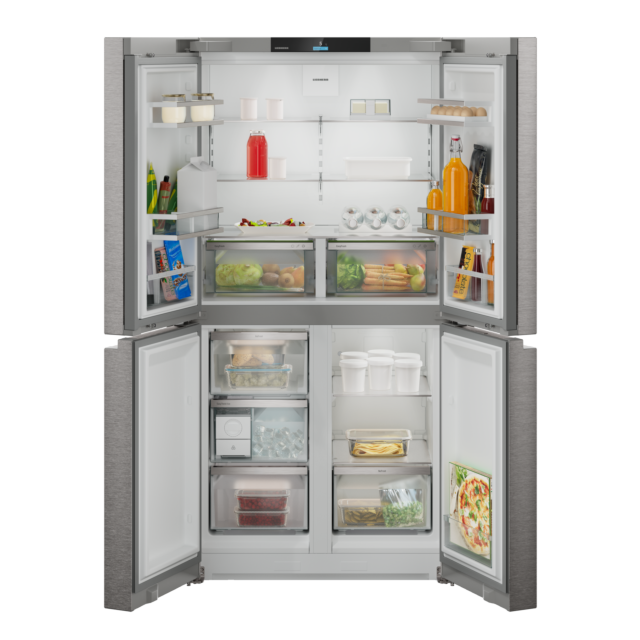 Liebherr MSDD9012-20 4-Door French Door Fridge-Freezer With Easytwist-Ice, H-180.5Cm, W-90.6, D-74.5