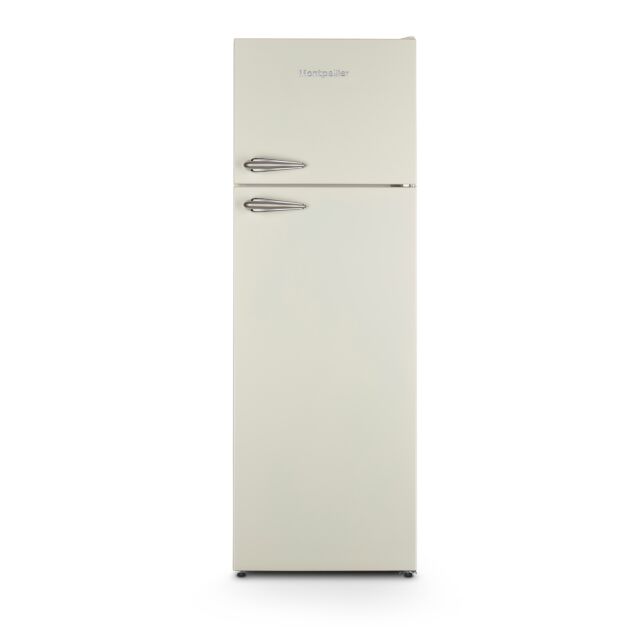 Montpellier MAB346EC 59.5cm 20/80 Retro Fridge Freezer - Cream