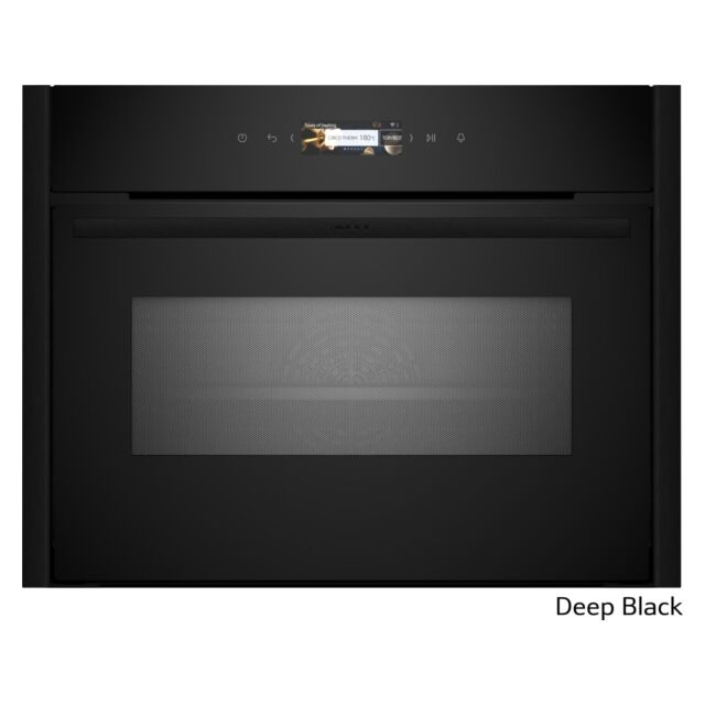 Neff C29MR21Y0B N 70, Built-In Compact Oven With Microwave Function, 60 X 45 Cm, Flex Design
