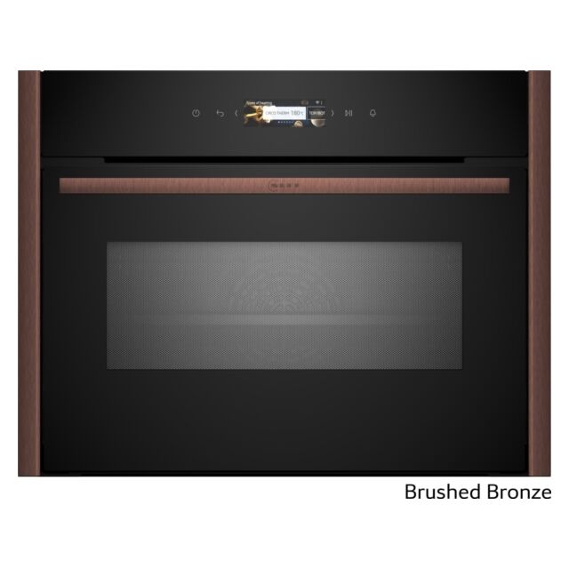 Neff C29MR21Y0B N 70, Built-In Compact Oven With Microwave Function, 60 X 45 Cm, Flex Design