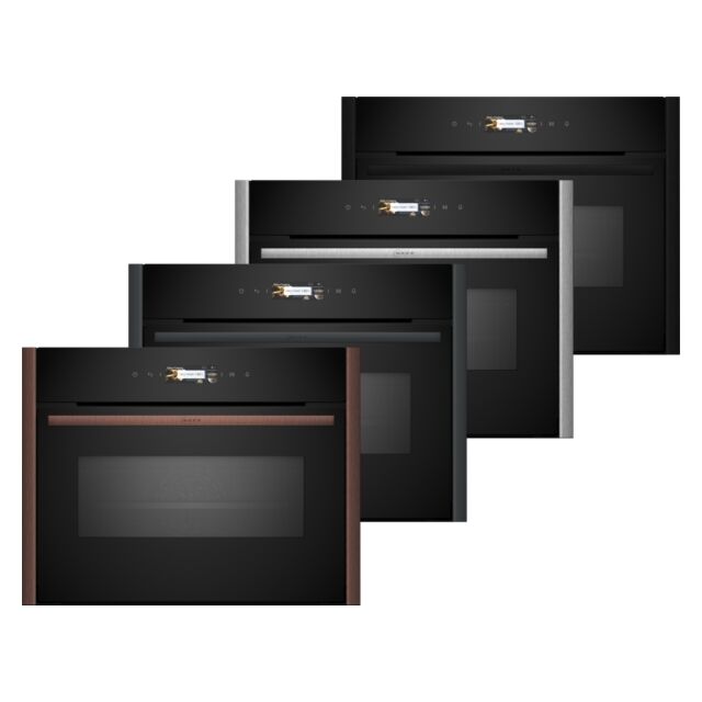 Neff C29MR21Y0B N 70, Built-In Compact Oven With Microwave Function, 60 X 45 Cm, Flex Design