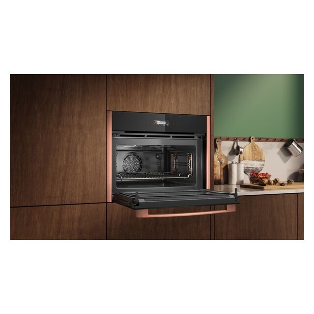 Neff C29MR21Y0B N 70, Built-In Compact Oven With Microwave Function, 60 X 45 Cm, Flex Design