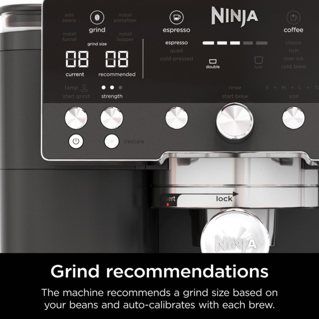 Ninja ES601UKBK Luxe Caf? Premier Espresso Machine