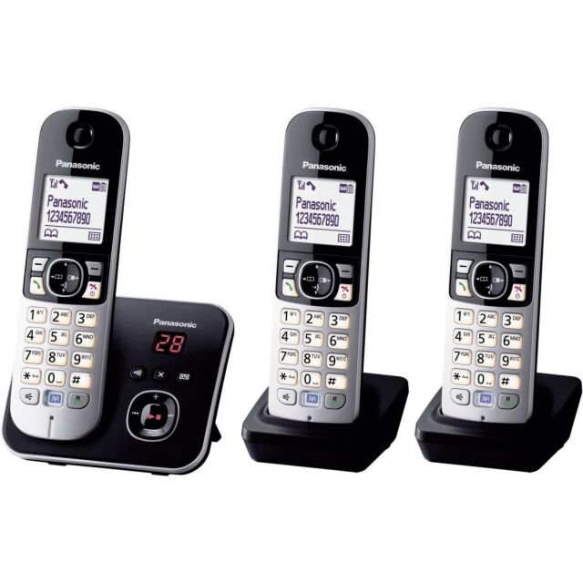 Panasonic KXTG6823 Trio Phone Set With Answering Machine