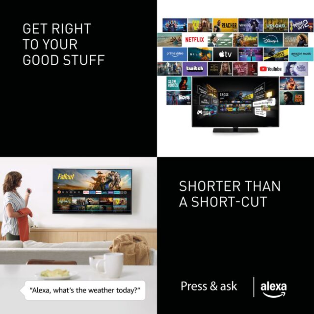 Panasonic TV43W85BEY 43inch 4K Qled Fire TV, Hcx Processor, Dolby Vision + Atomos, 120Hz, Game Mode, E