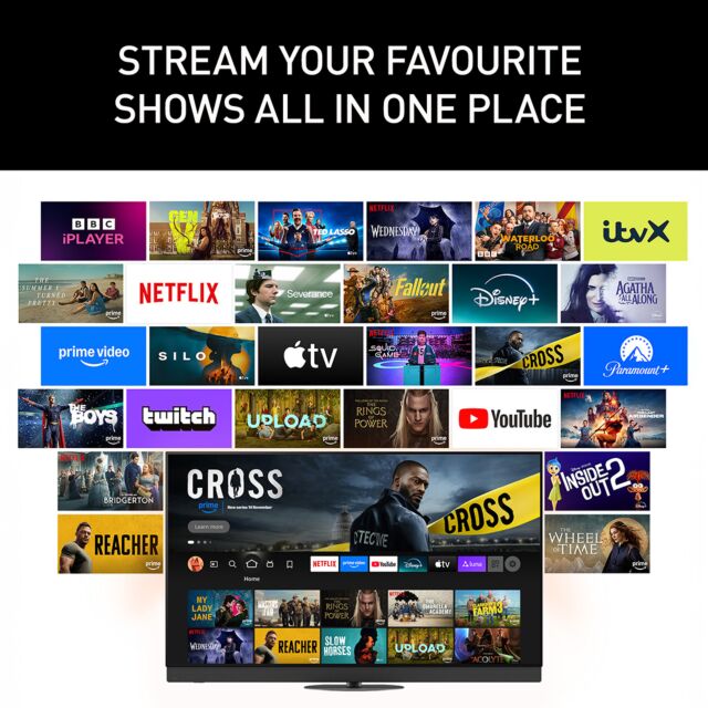 Panasonic TV55Z95BEB 55inch Primary Rgb Tandem Oled, Fire TV, Hcx Pro Ai Mk2 Processor, Hdr10+, Dolby 