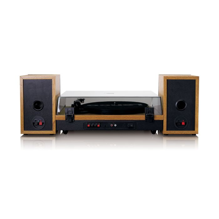 Lenco LS-300 Turntable Hi Fi Speakers Wood