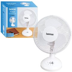Benross 43910 9' Desk Fan, 2 Speed Setting, Oscillating