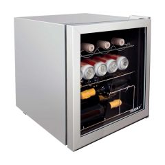 Husky HU0281 Drinks Cooler, Glass Door, 48 L, F Rated