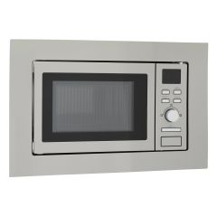 Montpellier MWBI17-300 Built-In Slim Depth Solo Microwave 17Ltr Capacity, 700W, H388 W594 D300mm