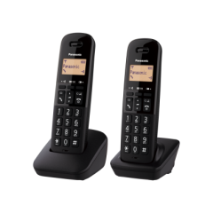 Panasonic KXTGB612EB Twin Cordless Phone Set, Caller Id, Call Blocker