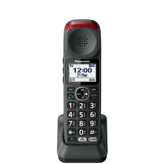 Panasonic KXTGMA45EM Single Additional Cordless Phone, Upto 50Db Boost, Hearing Aid Compatible, Nuis