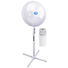 Premiair EH1826 Prem-I-Air 16 Inch (40 Cm) Oscillating And Height Adjustable 3-Speed Pedestal Fan Wi