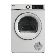 Sensis TDHF018A2W Freestanding 8Kg Heat Pump Tumble Dryer, Rated A++
